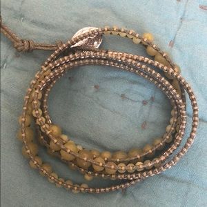 Green wrap bracelet